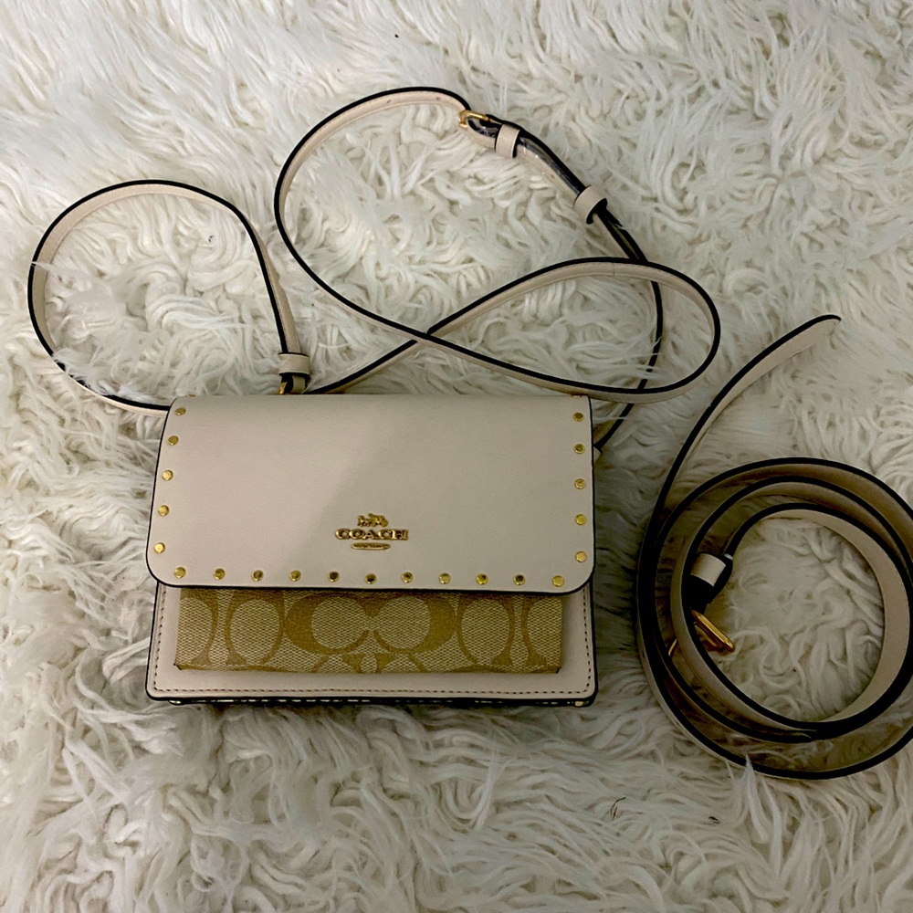 Coach Colorblock Crossover Belt purse